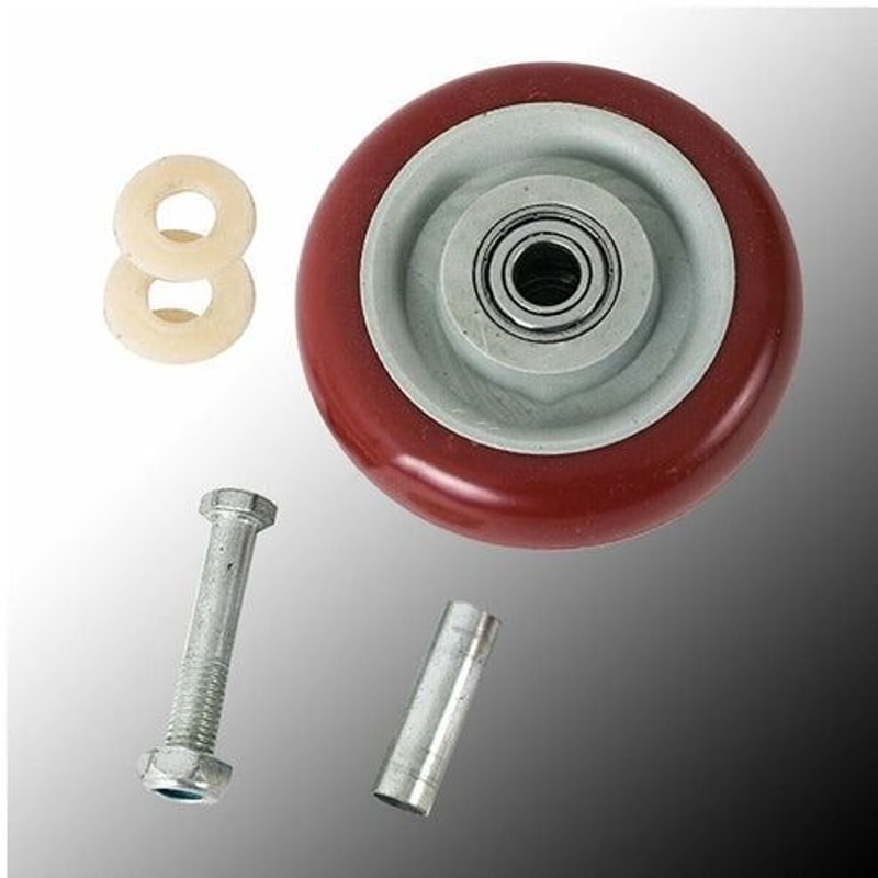 Heavy Duty Caster Wheels Polyurethane Swivel Plate Durable Silent Load Capacity 12