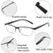 Square Frame Spring Hinge Reading Glasses For Men And Women Comfortable And Lightweight Unisex Read 2