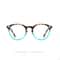 Blue Light Blocking Oval Reading Glasses For Men And Women Spring Hinge Round Horn Power UV400 Prot 9