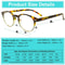 Blue Light Blocking Oval Reading Glasses For Men And Women Spring Hinge Round Horn Power UV400 Prot 4
