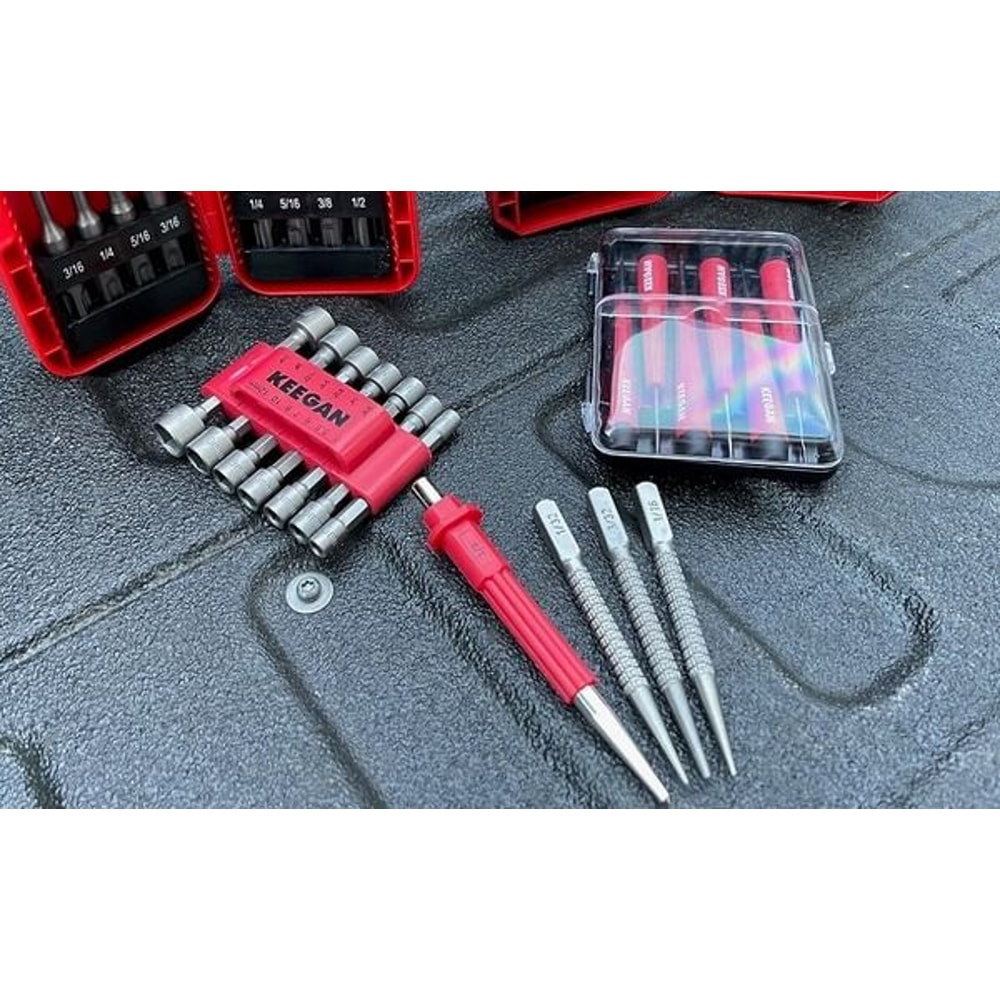 Nail Setter Center Punch Set Wood Metal Super Impact Resistance For Accurate Drilling 0