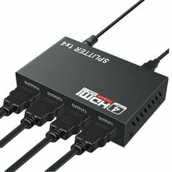 hdmi splitter, hub multi amplifier for hdtv , distributes signals for projectors, tvs, monitors