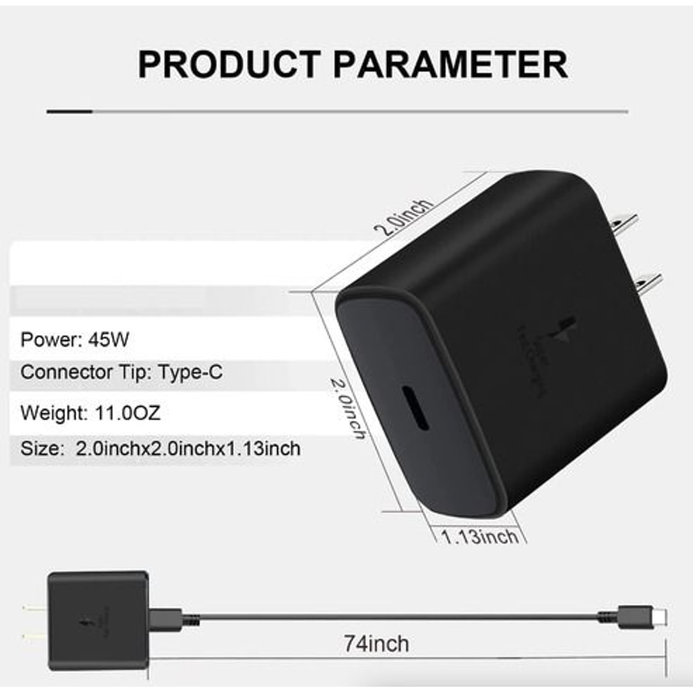 USBC Super Fast Charger Cable For Samsung Galaxy Ultra Note Fast Charging Compatible Devices 4