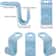 Clothes Hanger Connector Hooks Space Saving Clip Closet Hangers Organizer 8