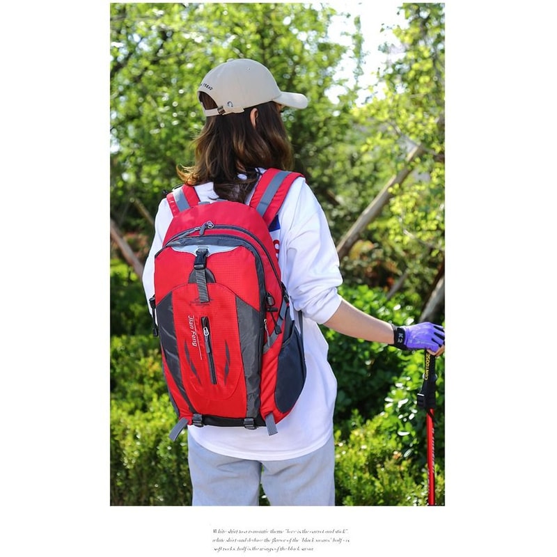 Durable Travel Backpack For Men Women Rucksack For Hiking Camping Laptop School And Book Bag 0