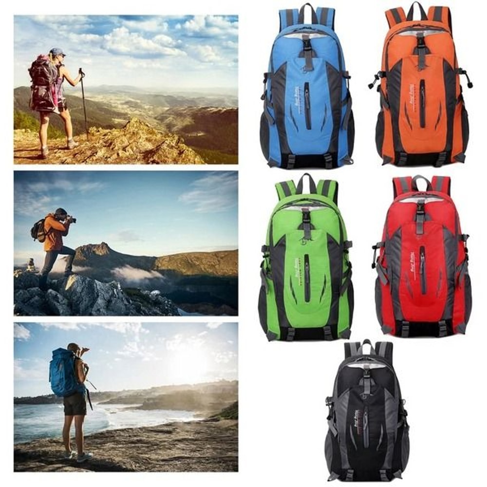 Durable Travel Backpack For Men Women Rucksack For Hiking Camping Laptop School And Book Bag 4