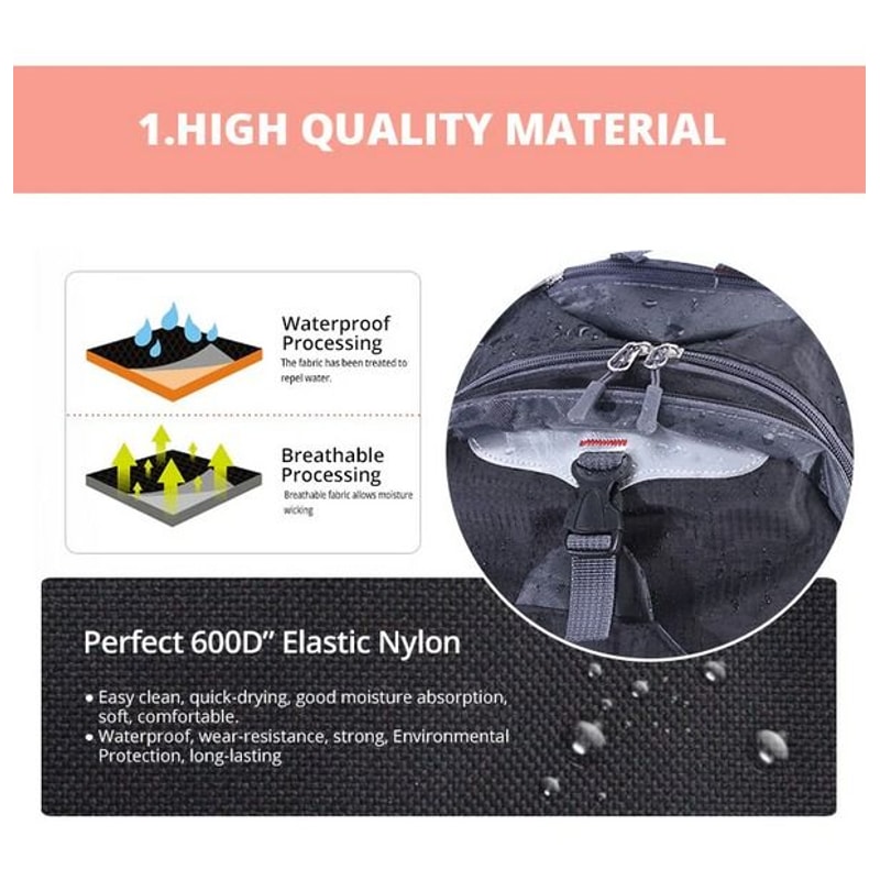 Durable Travel Backpack For Men Women Rucksack For Hiking Camping Laptop School And Book Bag 7