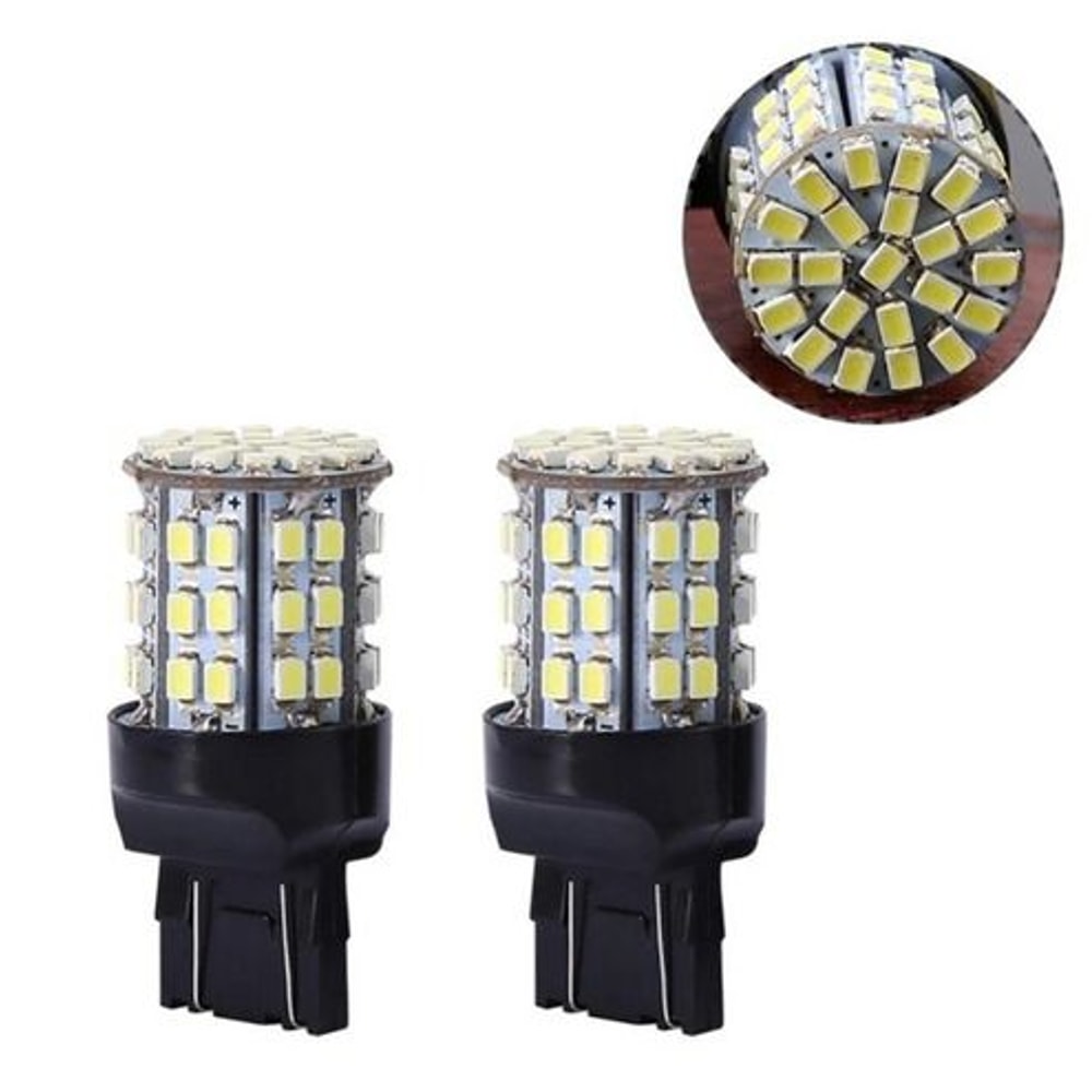 LED Reverse Tail Brake Turn Signal DRL Light Bulb 6000K White 64SMD High Brightness Durable 9