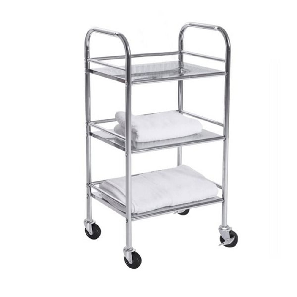 Heavy Duty Rubber Casters With Safety Brake Wheels For Wire Shelving Rack Quiet Degree Swivel Smoot