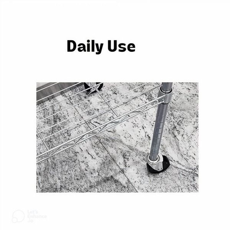 Heavy Duty Rubber Casters With Safety Brake Wheels For Wire Shelving Rack Quiet Degree Swivel Smoot