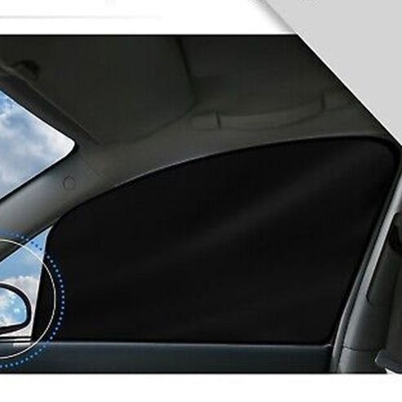 Magnetic Car Sun Shade Cover UV Protection Mesh Shield For Front And Rear Side Windows Breathable N 4