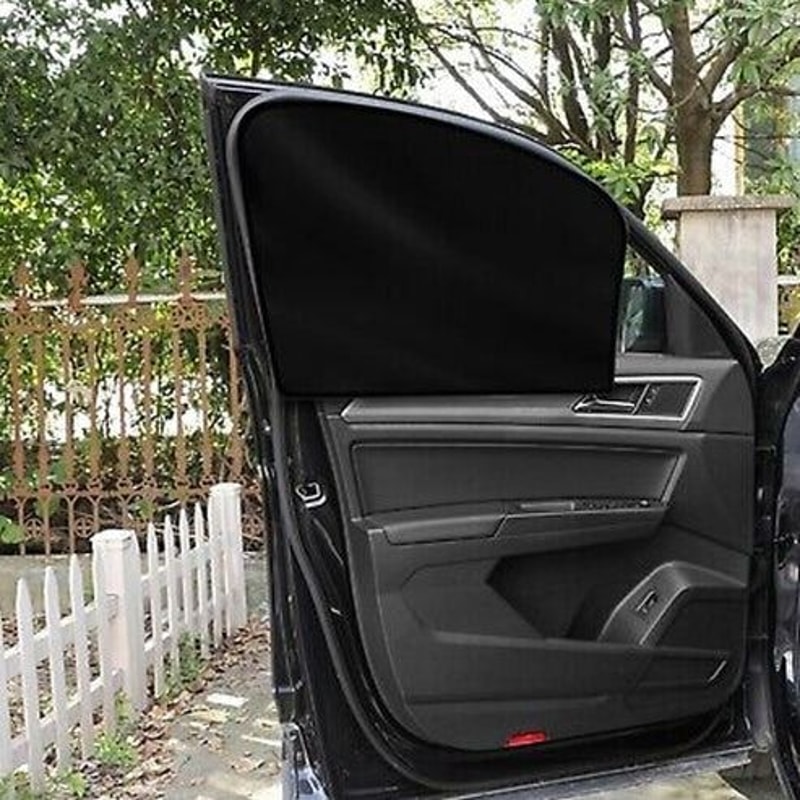 Magnetic Car Sun Shade Cover UV Protection Mesh Shield For Front And Rear Side Windows Breathable N 14
