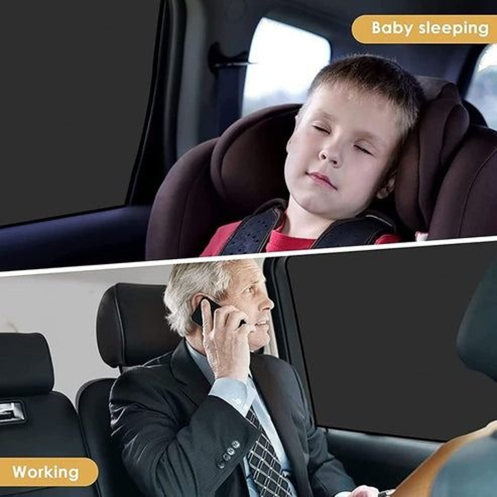 Magnetic Car Sun Shade Cover UV Protection Mesh Shield For Front And Rear Side Windows Breathable N 6