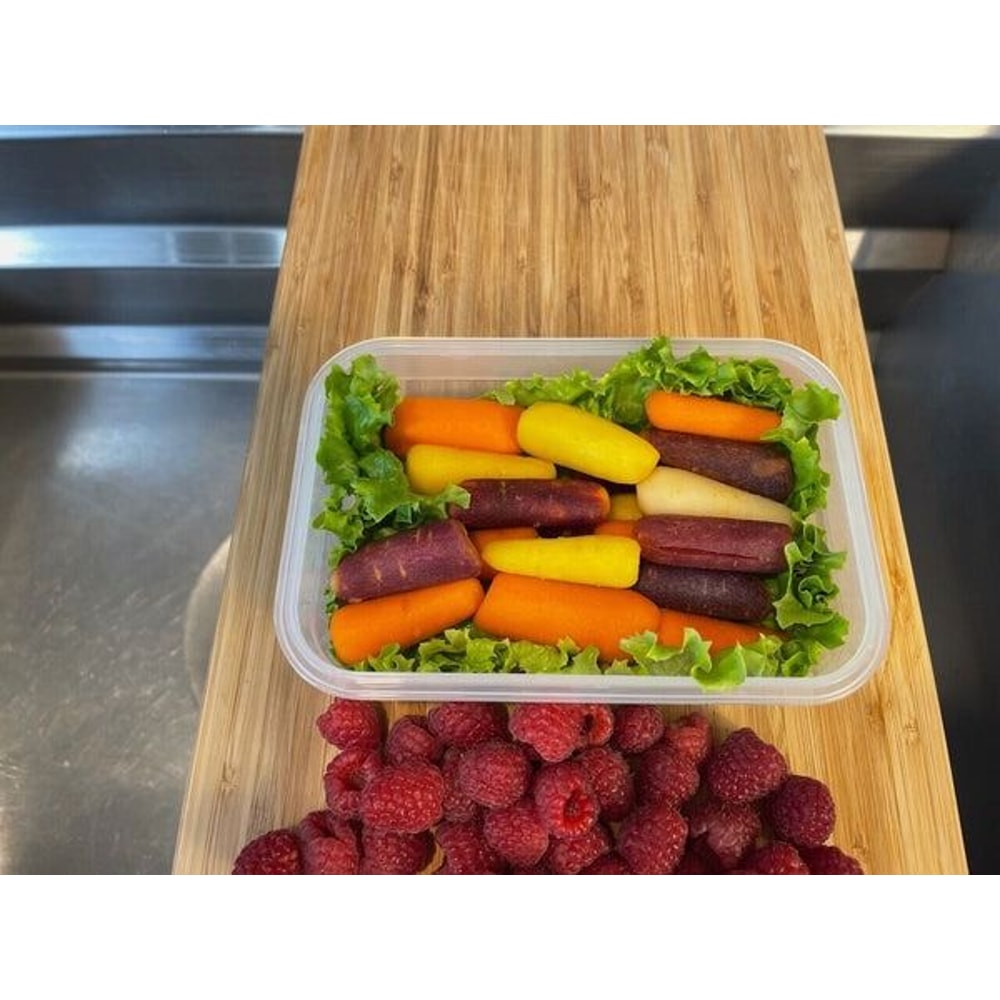 Airtight Food Storage Containers Stackable Leakproof Snap Lock Lids BPAFree Clear Plastic Meal Pre 9