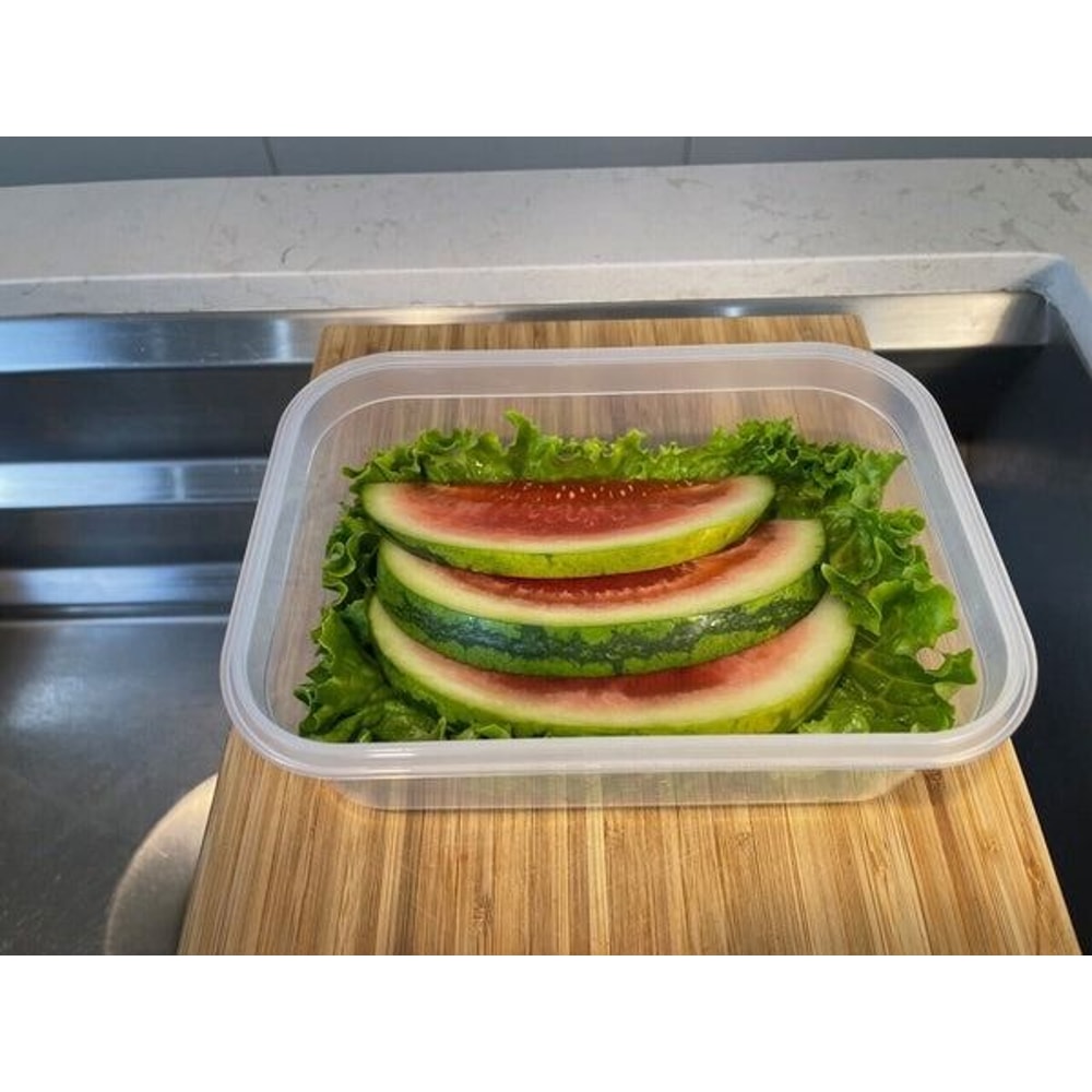 Airtight Food Storage Containers Stackable Leakproof Snap Lock Lids BPAFree Clear Plastic Meal Pre 12