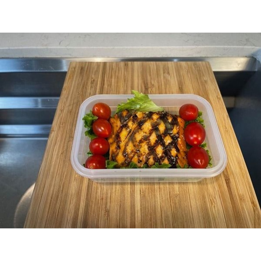 Airtight Food Storage Containers Stackable Leakproof Snap Lock Lids BPAFree Clear Plastic Meal Pre 7