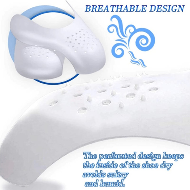 Anti Crease Shoe Protector Force Fields Cover Toe Cap Creasing Decreaser For LongLasting Shoe Fresh 7