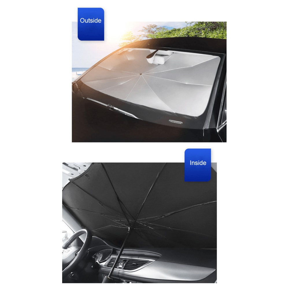 Car Sun Shade Umbrella Foldable Front Window Cover UV Blocker For Windshield Heat Protection Visor 13