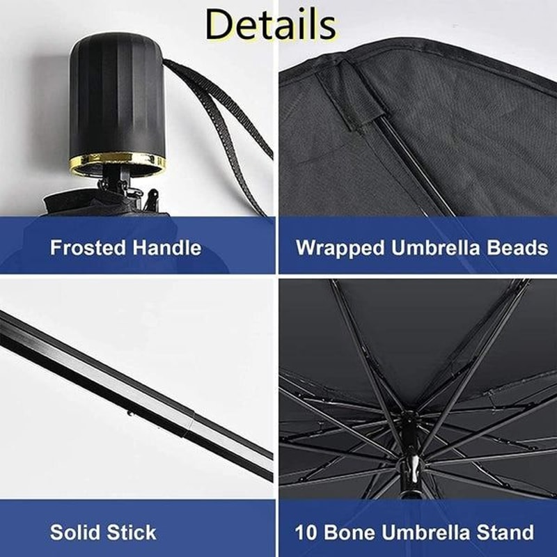Foldable Umbrella Car Windshield Sun Shade Front Window Cover Visor Umbrella For Summer Heat Protec 1