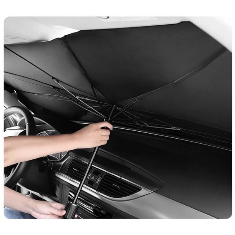 Foldable Umbrella Car Windshield Sun Shade Front Window Cover Visor Umbrella For Summer Heat Protec 13