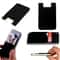 Silicone Adhesive Credit Card Holder Black Cell Phone Wallet Pocket Sticker Fits Credit Cards Durab 1