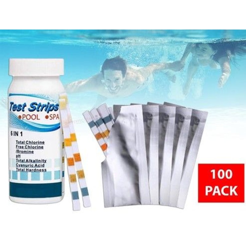 Chlorine Test Strips Swimming Pool Spa Hot Tub PH Tester Paper Bottle Quick Easy Results For Water 2
