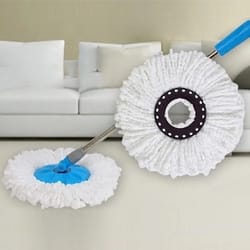 microfiber mop head refill, spin mop, easy cleaning for mop, high absorbent, machine washable mop heads for tile