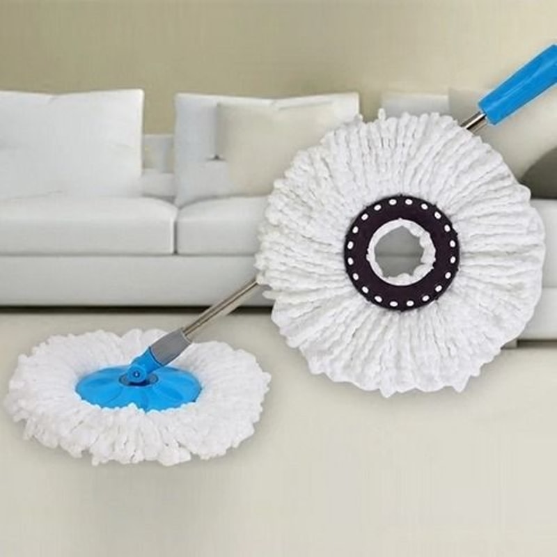 Microfiber Mop Head Refill Spin Mop Easy Cleaning For Mop High Absorbent Machine Washable Mop Heads 0