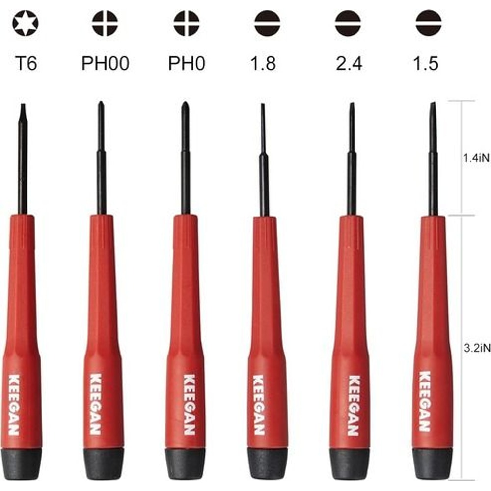 Precision Screwdriver Tool Set Eyeglass Repair Kit Magnetic Bits For Electronics 3