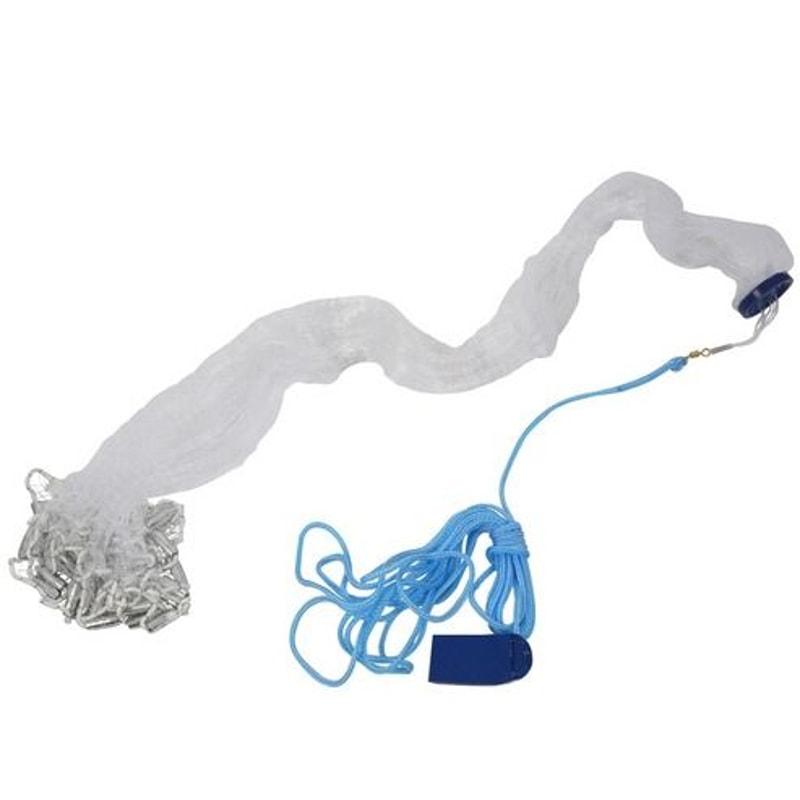 Fishing Cast Net Bait Easy ThrowHand Cast With Strong Nylon Mesh Ideal For Live Bait 15