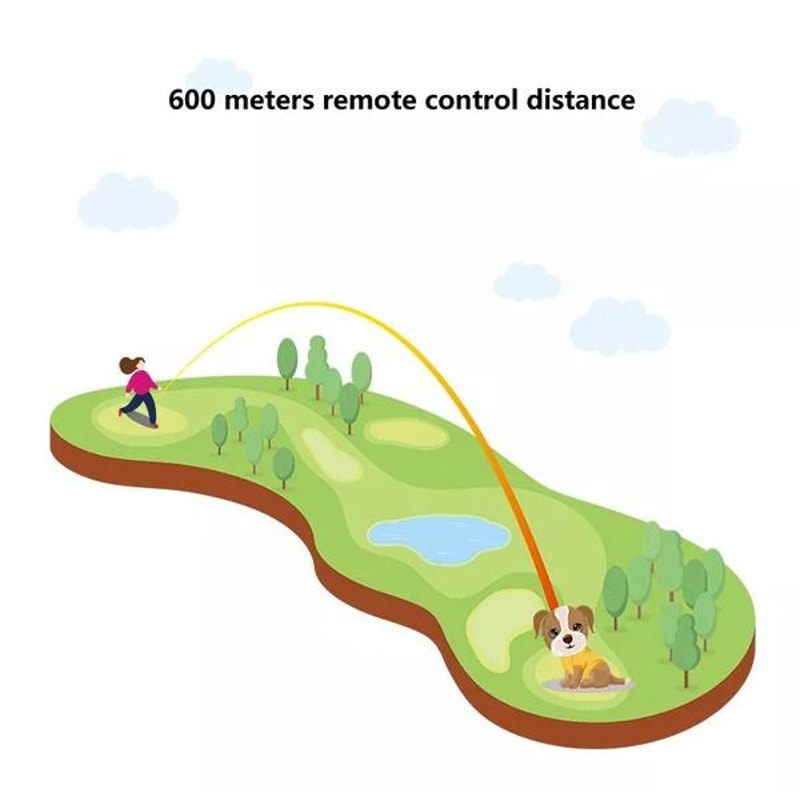 Remote Dog Training Shock Collar Waterproof For Small Medium Large Dogs Long Standby Vibration Tone 9