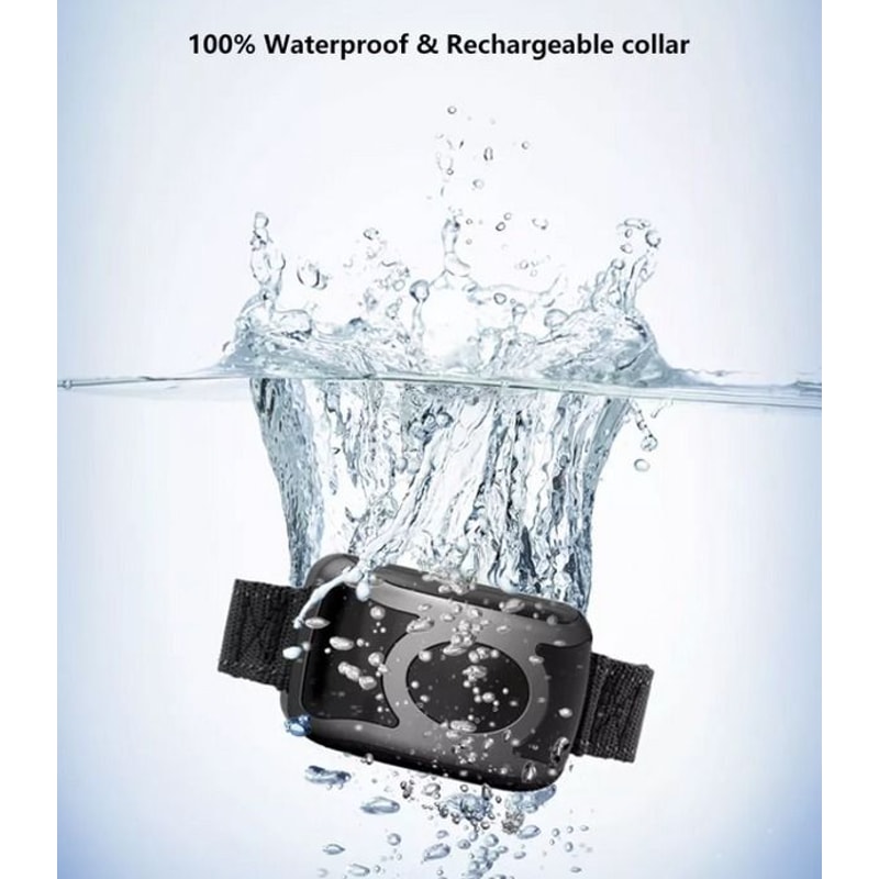 Remote Dog Training Shock Collar Waterproof For Small Medium Large Dogs Long Standby Vibration Tone 8