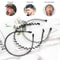 Wave Style Metal Hair Headband Adjustable Sports Hoop Band Comb NonSlip Flexible Perfect For Men W 4