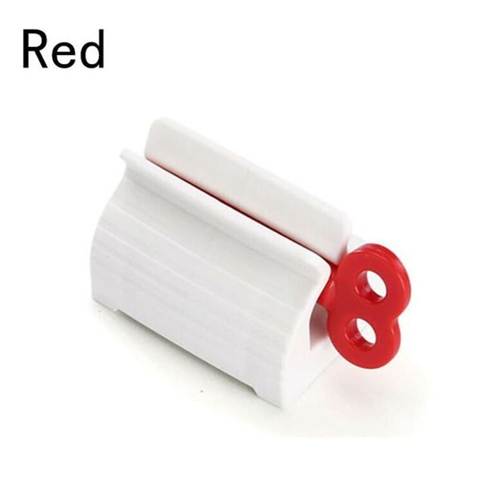 Toothpaste Squeezer Dispenser Bathroom Tube Easy Stand Holder Rolling Seat For Easy Application 9