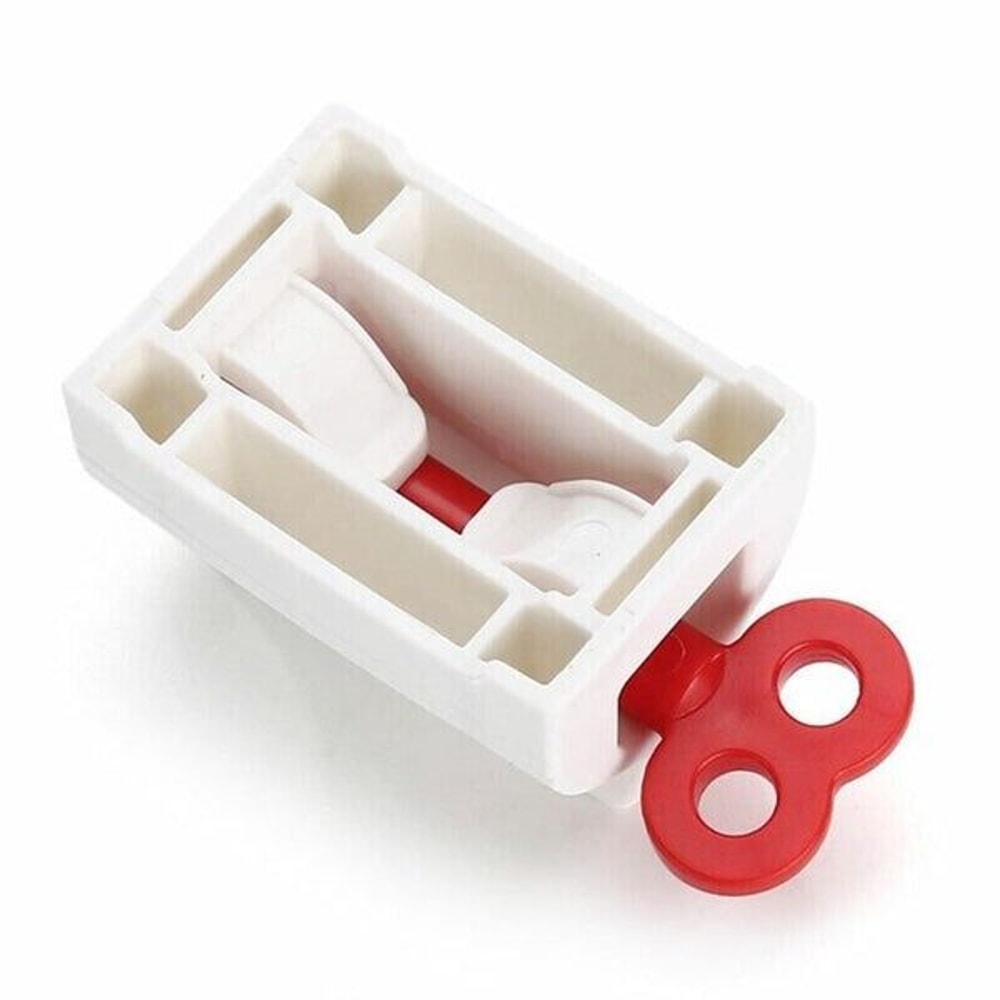 Toothpaste Squeezer Dispenser Bathroom Tube Easy Stand Holder Rolling Seat For Easy Application 6