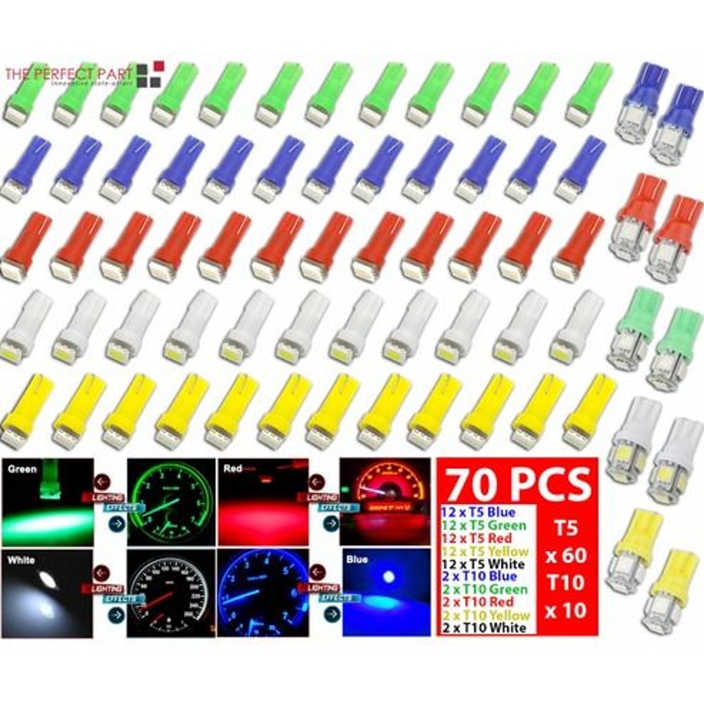 Speedometer Bulbs Instrument Cluster Light For Dash Green Blue Red White Yellow HighQuality 4