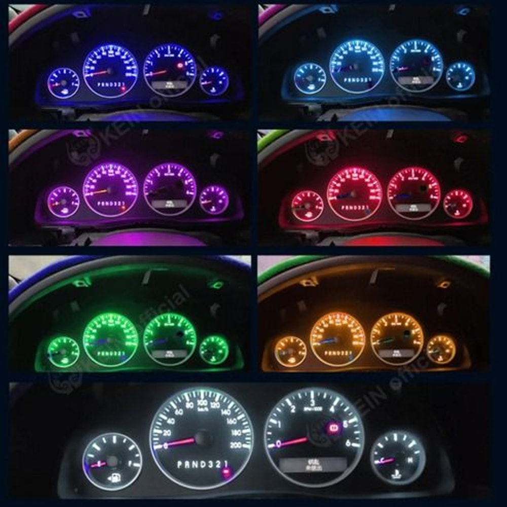 Speedometer Bulbs Instrument Cluster Light For Dash Green Blue Red White Yellow HighQuality 6