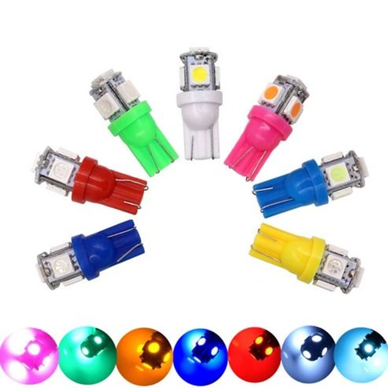 Speedometer Bulbs Instrument Cluster Light For Dash Green Blue Red White Yellow HighQuality 8