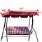Canopy Replacement For Patio SwingOutdoor Garden Cover UV Protection Porch Top Seat 4