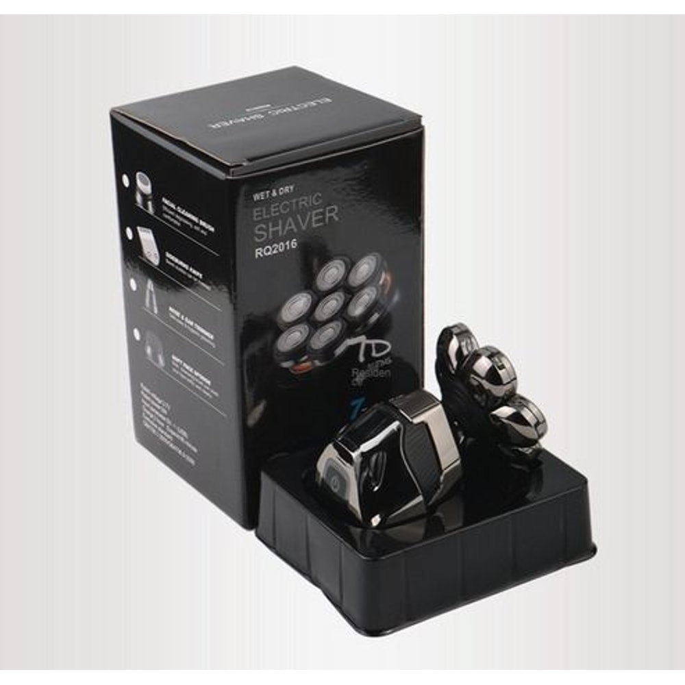 Cordless Shaver For Men Electric Head Razor Wet Dry Fast Charging Facial Trimmer Grooming Kit 8