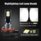 Combo Bulbs LED Headlights Kit High Low Beam Super White Bright Light Upgrade 10