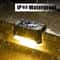 Outdoor LED Deck Lights Solar Waterproof Step Lamps For Stairs And Fence Warm White LED Easy Instal 10