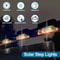 Outdoor LED Deck Lights Solar Waterproof Step Lamps For Stairs And Fence Warm White LED Easy Instal 9