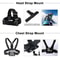 GoPro Hero SJCAM EKEN Accessories Kit Mount Ideal For Vlogging Cycling Skiing And More 6