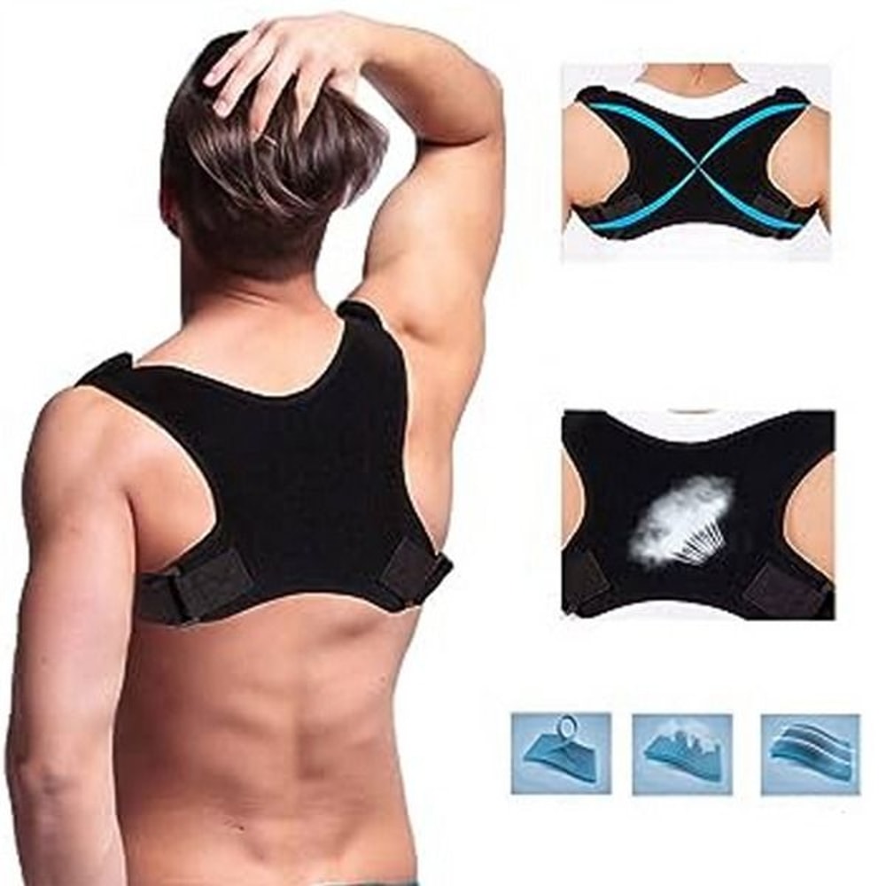 Back Support Brace Belt Adjustable Posture Corrector For Shoulder Spine Relief 8