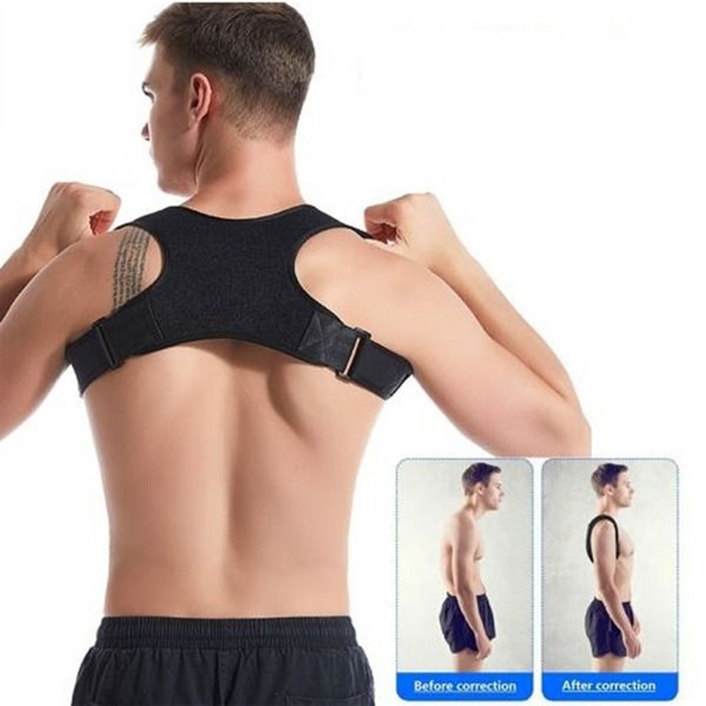 Back Support Brace Belt Adjustable Posture Corrector For Shoulder Spine Relief 9