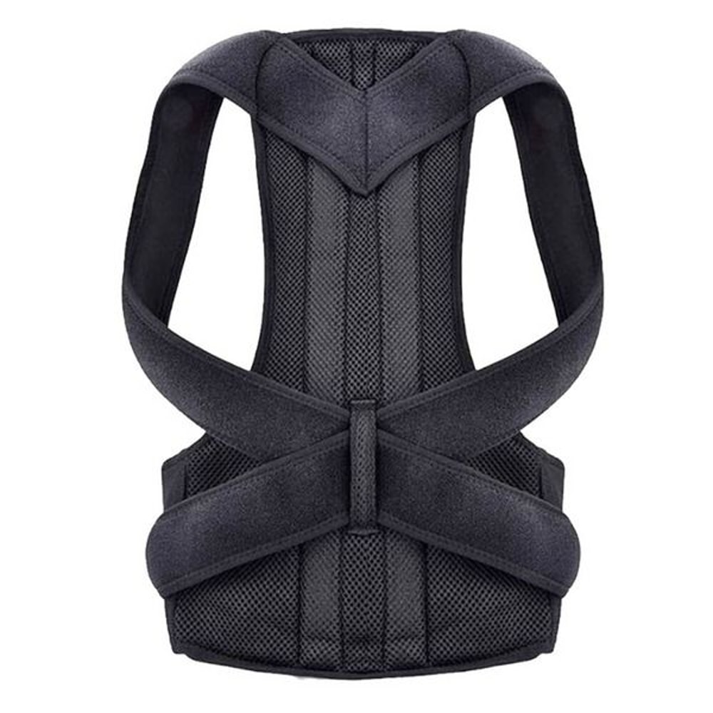 Adjustable Posture Corrector Low Back Support Brace Belt Shoulder Support For Men Women 10
