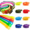 Rubber Plastic Jelly Silicone Belt With Adjustable Cut To Fit Design Waterproof Casual Belt With Bu 16