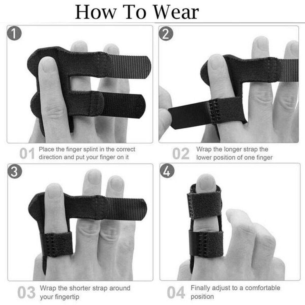 Adjustable Trigger Finger Brace Support Protector Splint Straightener Corrector For Finger Pain Rel 2