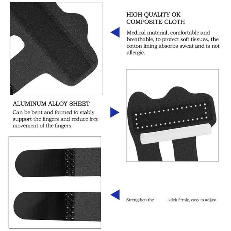 Adjustable Trigger Finger Brace Support Protector Splint Straightener Corrector For Finger Pain Rel 5